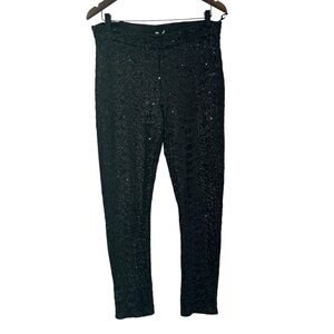 La Cite Black Sequin Pants